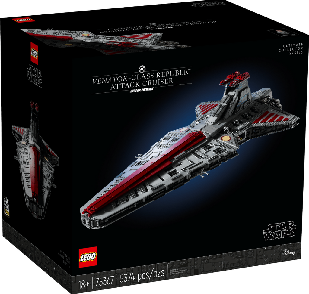 LEGO Le croiseur d’assaut de classe Venator de la République